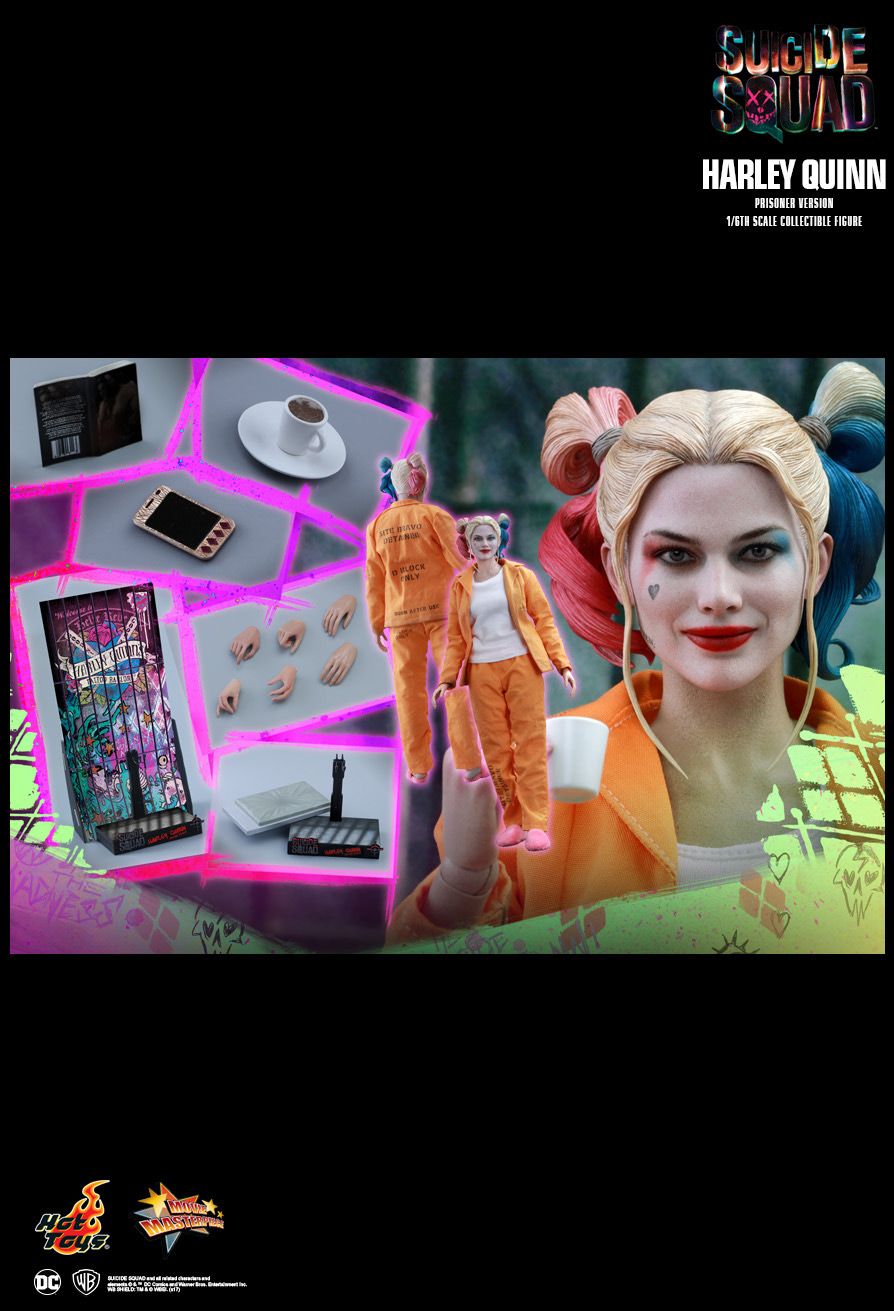Harley Quinn (Prisoner Version)   Sixth Scale Figure by Hot Toys Movie Masterpiece Series 